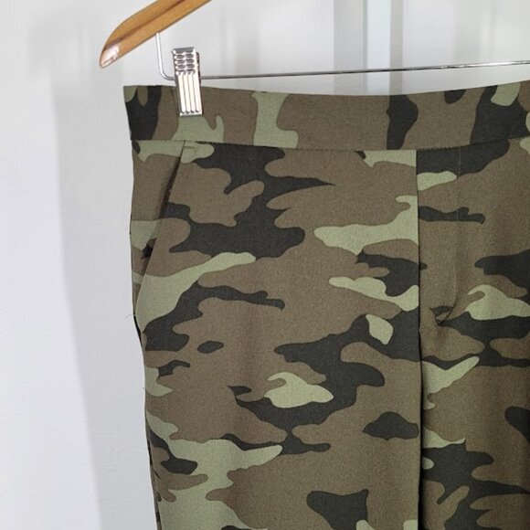 BANANA REPUBLIC camo hayden pants Sz 8 - Picture 2 of 6
